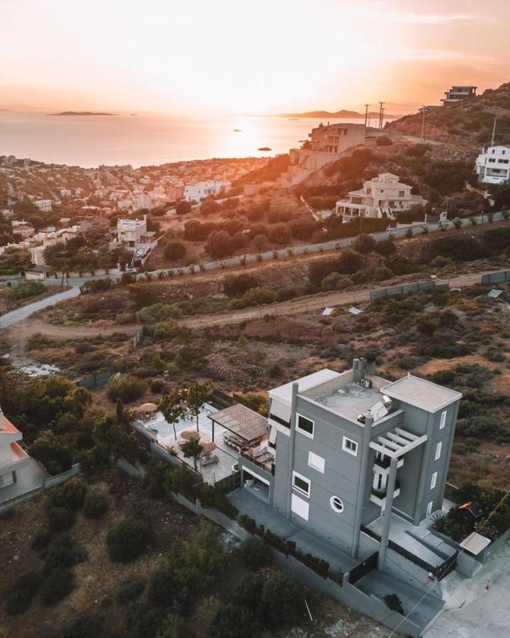 "Stergiou Luxury Apartments" Με Κοινη Πισινα Saronida Екстер'єр фото